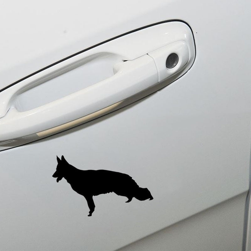 12cm*8.8cm German Shepherd Dog Car Sticker Vinyl Decal Car Styling Home Decoration Wall Sticker