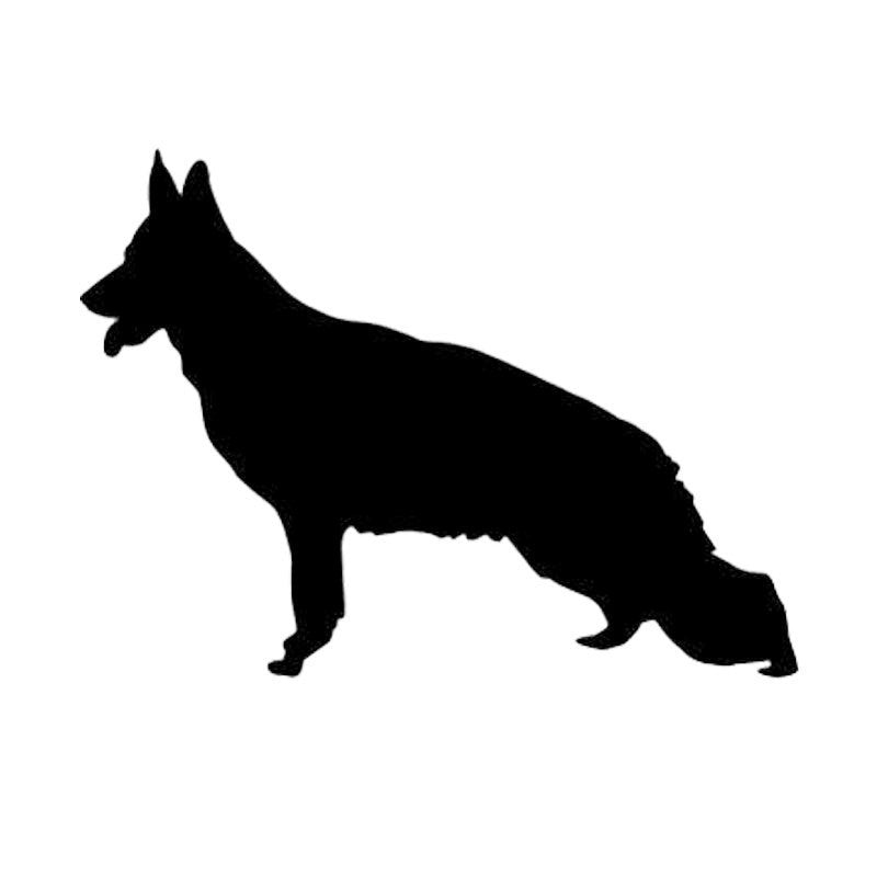 12cm*8.8cm German Shepherd Dog Car Sticker Vinyl Decal Car Styling Home Decoration Wall Sticker