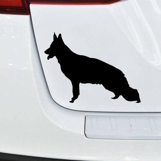 12cm*8.8cm German Shepherd Dog Car Sticker Vinyl Decal Car Styling Home Decoration Wall Sticker