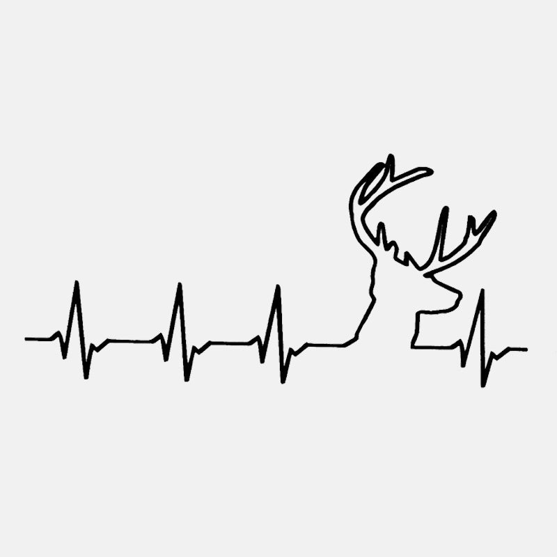 14.8cm*7cm Fun Deer Hunting Decals Car Sticker Gifts Vinyl Home Decoration Wall Sticker
