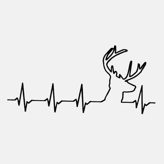 14.8cm*7cm Fun Deer Hunting Decals Car Sticker Gifts Vinyl Home Decoration Wall Sticker