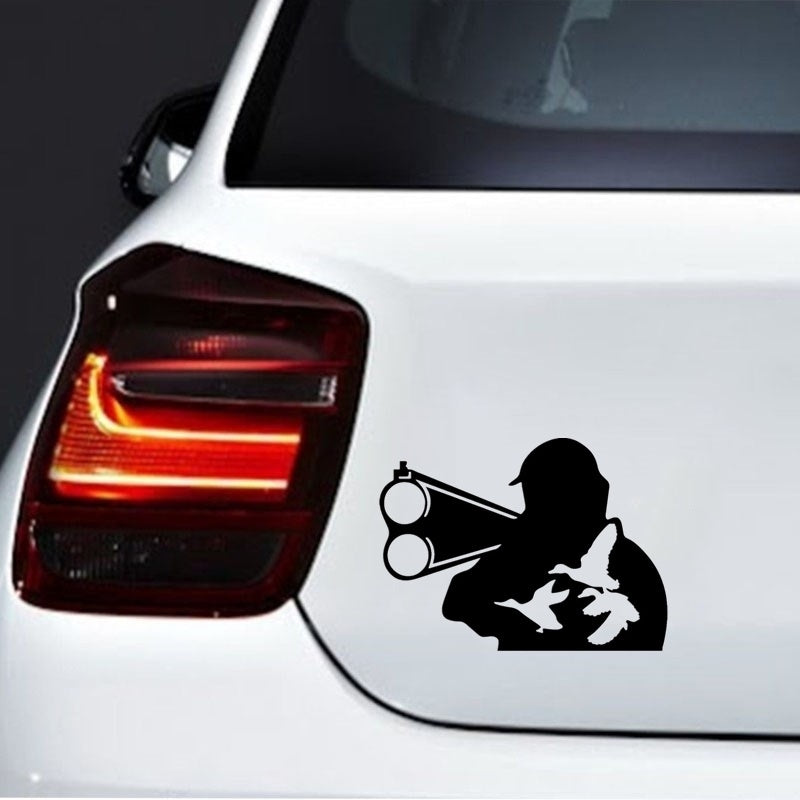 15.5cm*11.5cm Hunter Wild Duck Hunting Car Decals Vinyl Stickers Car-Styling Laptop Wall Sticker
