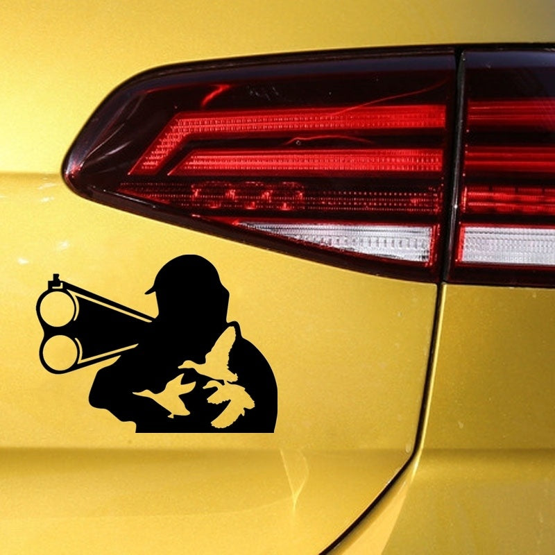 15.5cm*11.5cm Hunter Wild Duck Hunting Car Decals Vinyl Stickers Car-Styling Laptop Wall Sticker