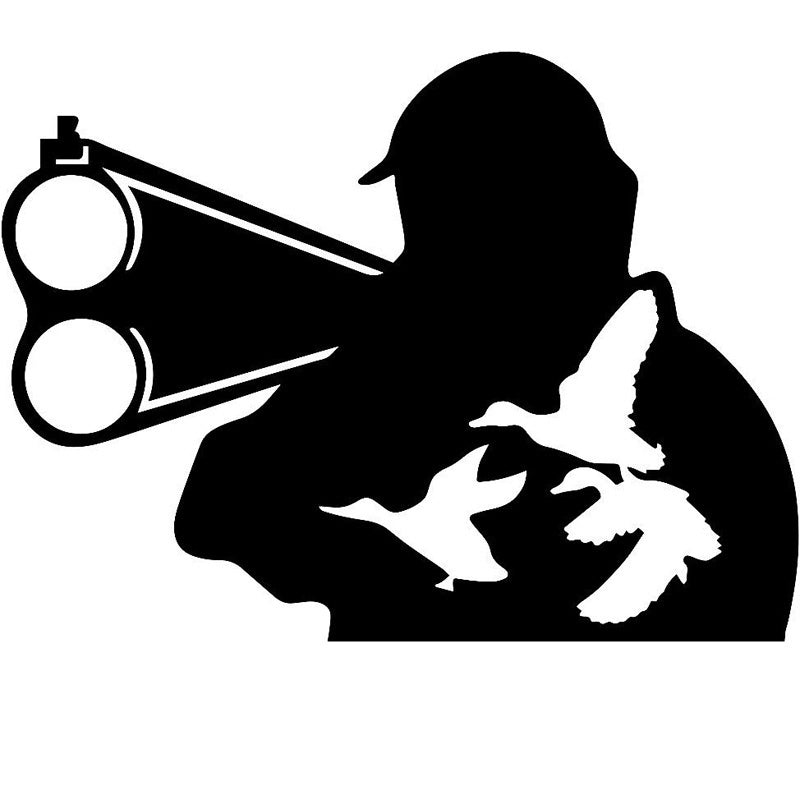 15.5cm*11.5cm Hunter Wild Duck Hunting Car Decals Vinyl Stickers Car-Styling Laptop Wall Sticker