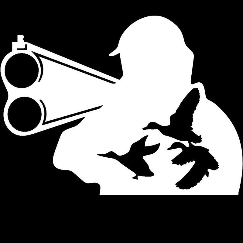 15.5cm*11.5cm Hunter Wild Duck Hunting Car Decals Vinyl Stickers Car-Styling Laptop Wall Sticker