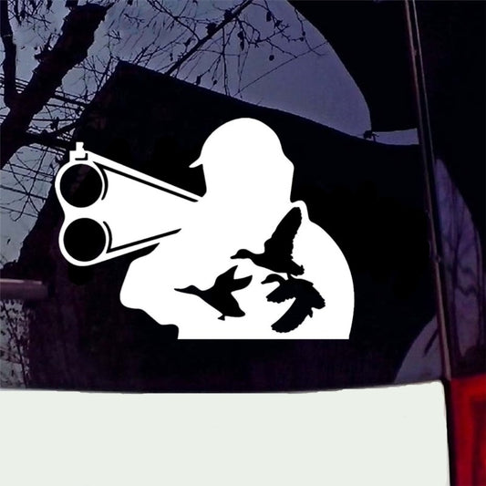 15.5cm*11.5cm Hunter Wild Duck Hunting Car Decals Vinyl Stickers Car-Styling Laptop Wall Sticker