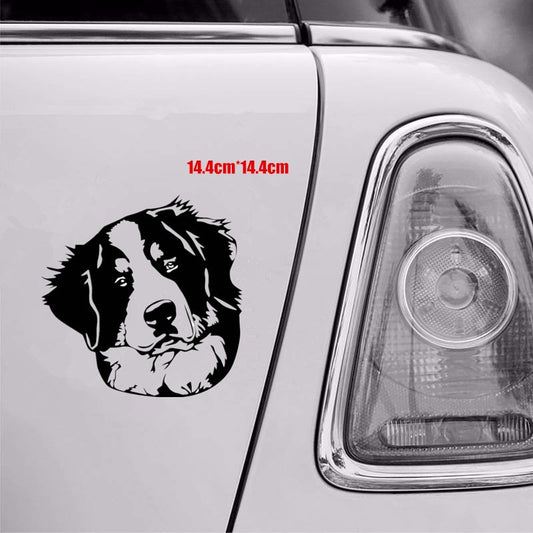 14.4cm*14.4cm Bernese Mountain Dog Auto Bumper Window Vinyl Decal DIY Car Decorative Stickers Accessories 6 Colors