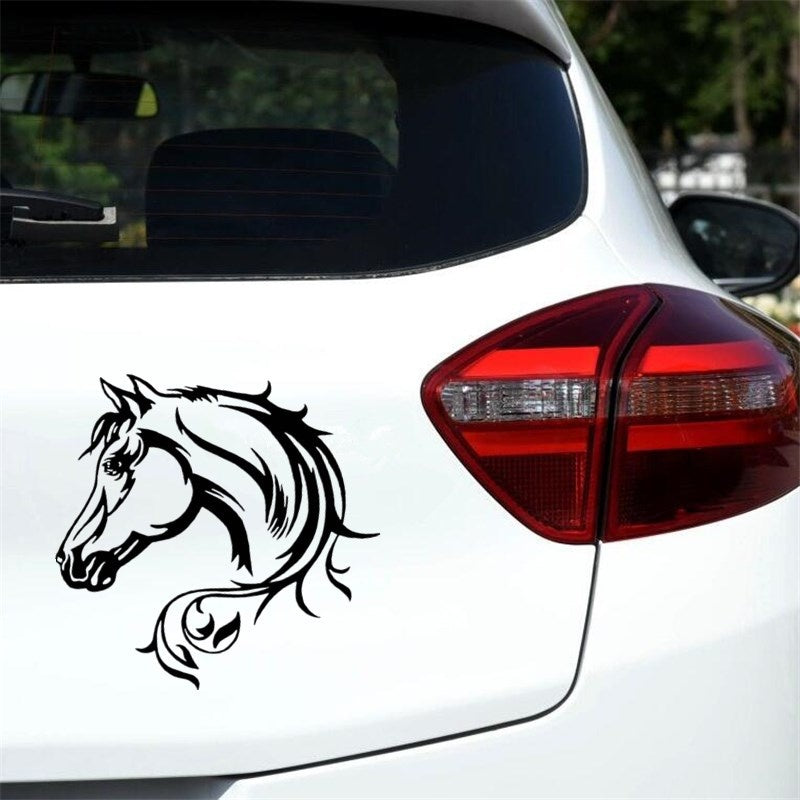 20*20cm Horse Head Beautiful Animal Pattern Vinyl Car Body Decorative Decal Car Stickers