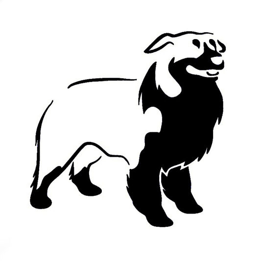 13cm*13cm Australian Shepherd Dog Vinyl Decal Funny Animal Window Stickers Car Accessories