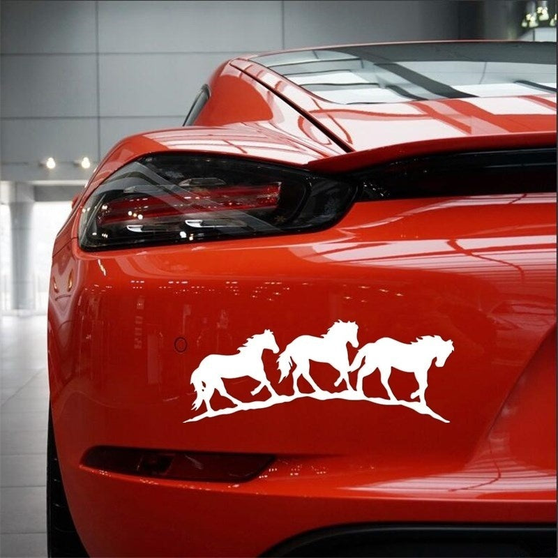 20cm*7.6cm Fashion Horse Car Sticker and Decal Car Styling Car Accessories