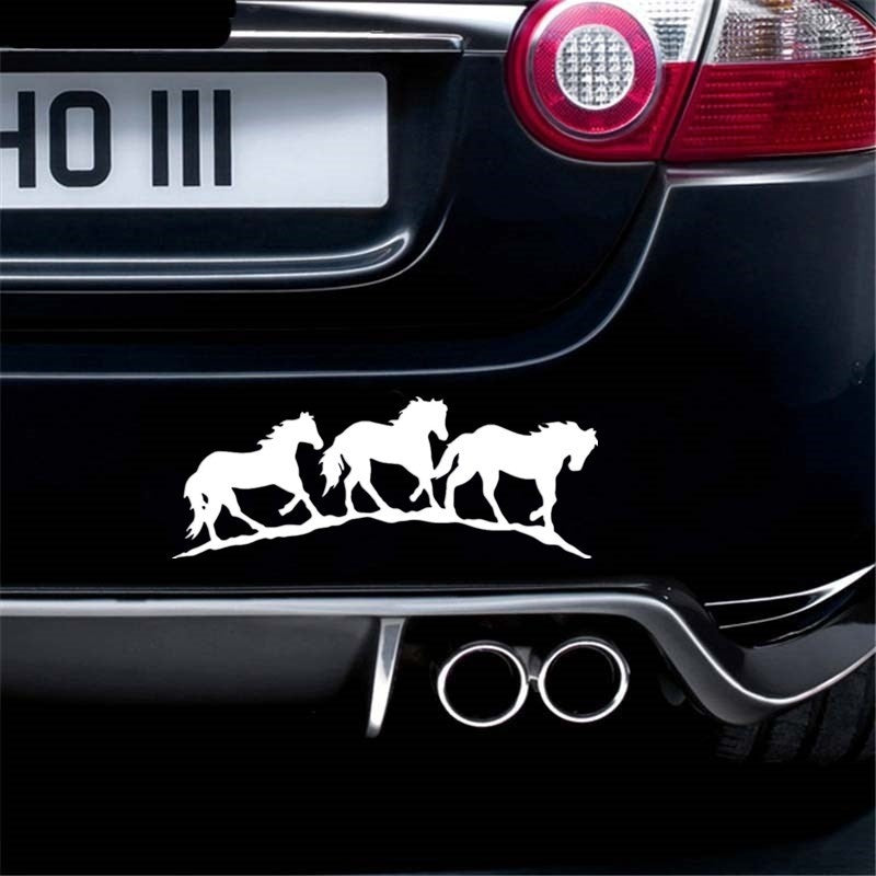20cm*7.6cm Fashion Horse Car Sticker and Decal Car Styling Car Accessories