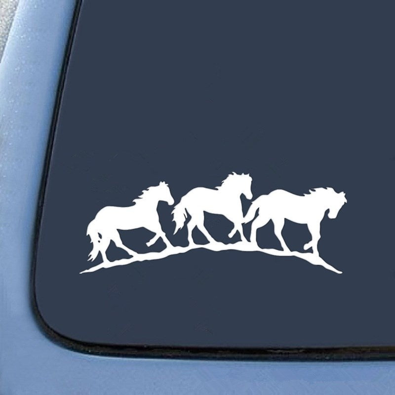 20cm*7.6cm Fashion Horse Car Sticker and Decal Car Styling Car Accessories