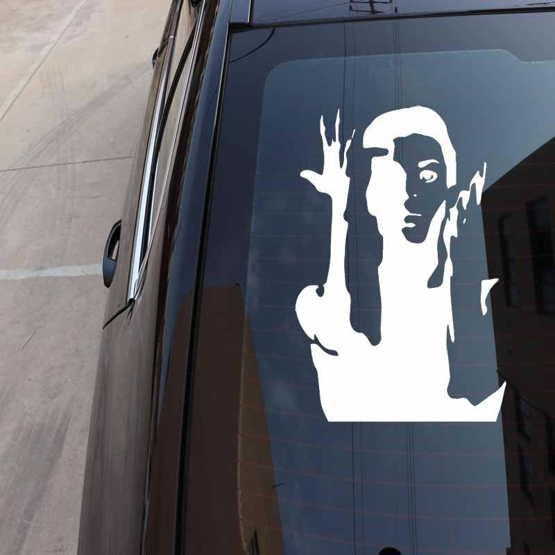 10.4CM*15.5CM Handsome Singer New Musical Elements Musician Prince Vinly Decal Car Sticker Black/Silver C27-0535