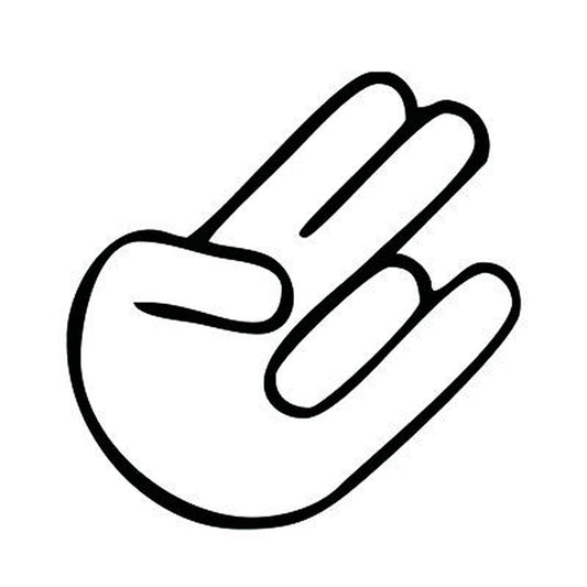 15cm*15cm Shocker Hand Gesture Car Sticker Vinyl Motorcycle Decals Car-styling S6-3240