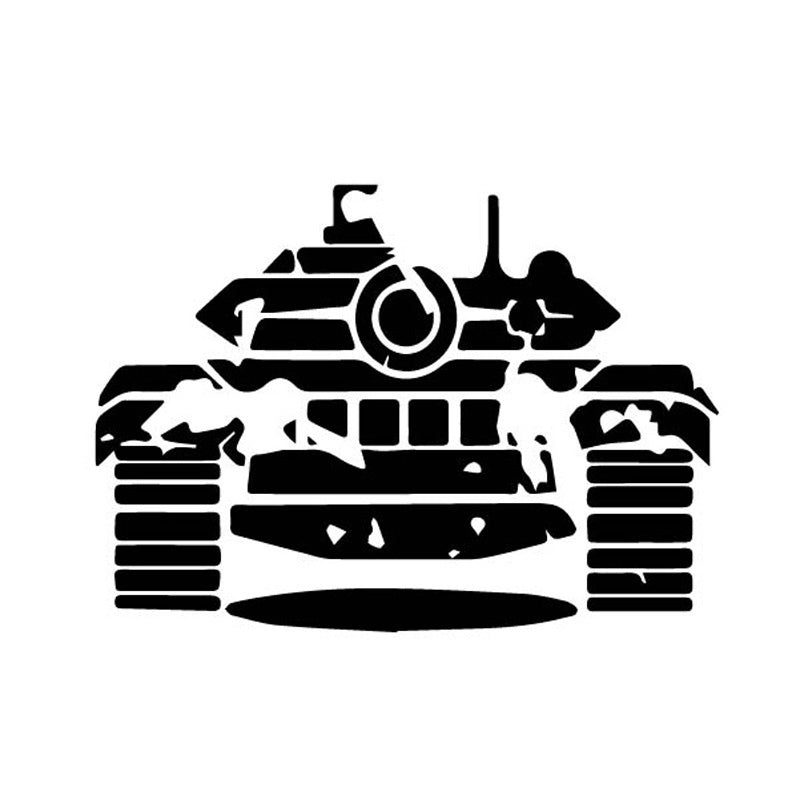 16.5CM*11.9CM Battle War Hell Buggy Cool Tank Dazzling Vinyl Decal Nice Car Sticker Black/Silver C27-1199