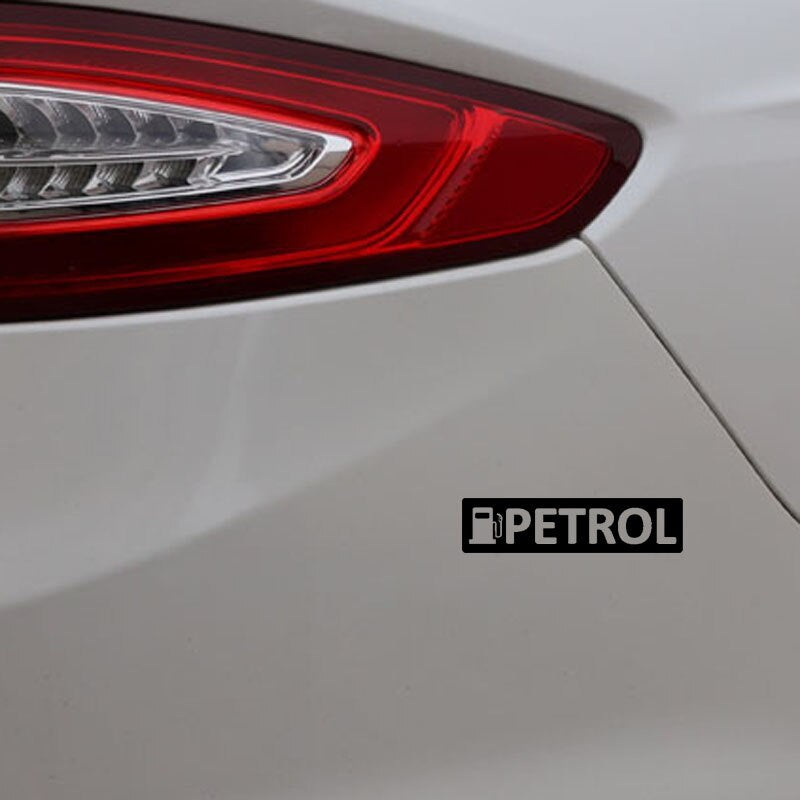 13.5CM*3.5CM PETROL Warning Car Sticker Vinyl Decals Black/Silver C3-0796