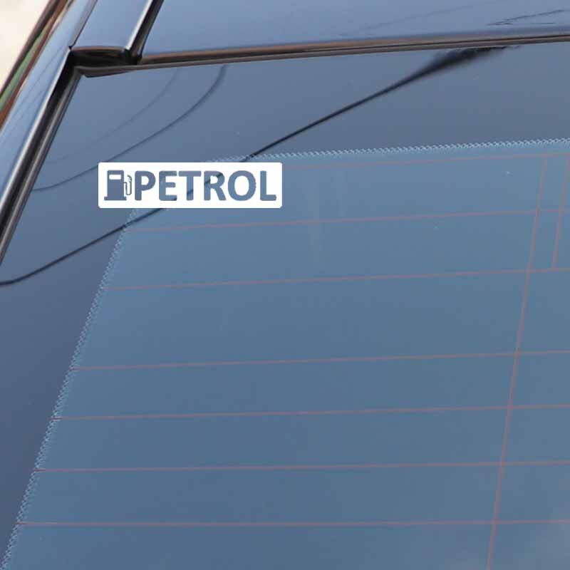 13.5CM*3.5CM PETROL Warning Car Sticker Vinyl Decals Black/Silver C3-0796