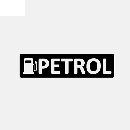 13.5CM*3.5CM PETROL Warning Car Sticker Vinyl Decals Black/Silver C3-0796