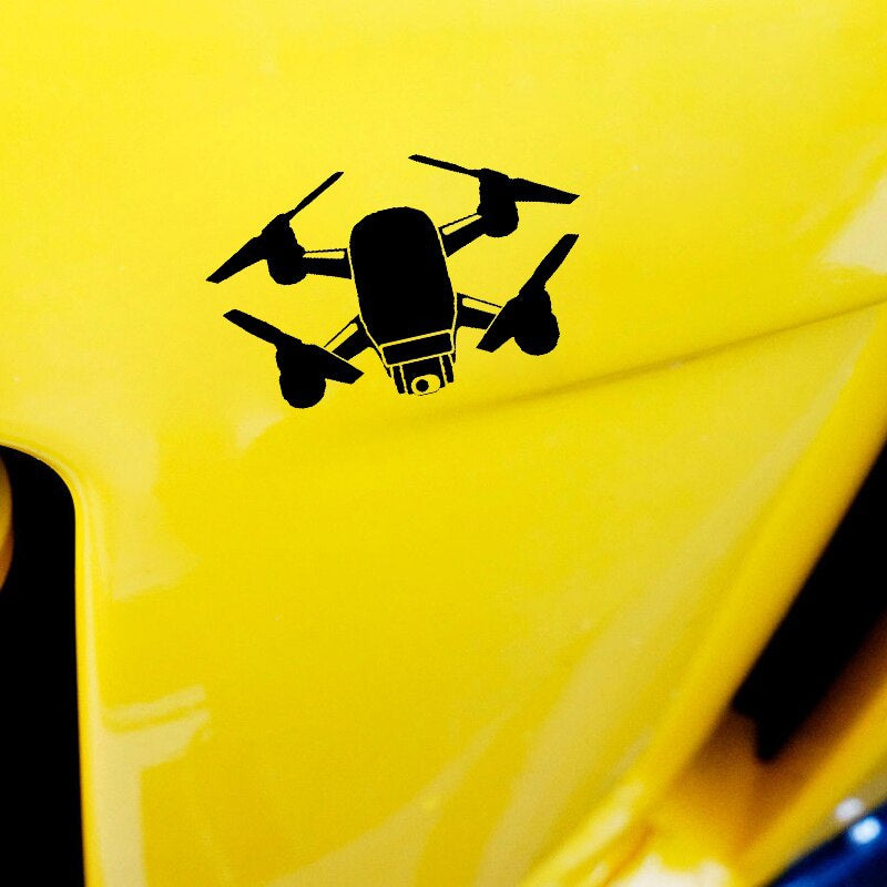 14.9CM*9.5CM Car Sticker Vinyl Decal UAV Drone Black/Silver C3-0177