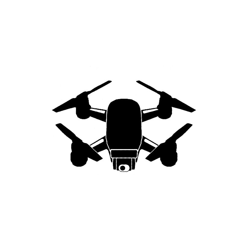 14.9CM*9.5CM Car Sticker Vinyl Decal UAV Drone Black/Silver C3-0177
