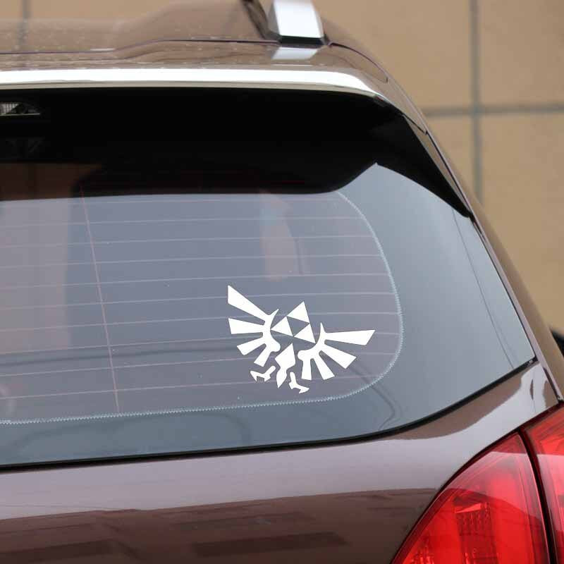 15CM*11.1CM Cartoon Car Sticker Simple Picture Delicate Vinyl Decal Black/Silver C27-0144