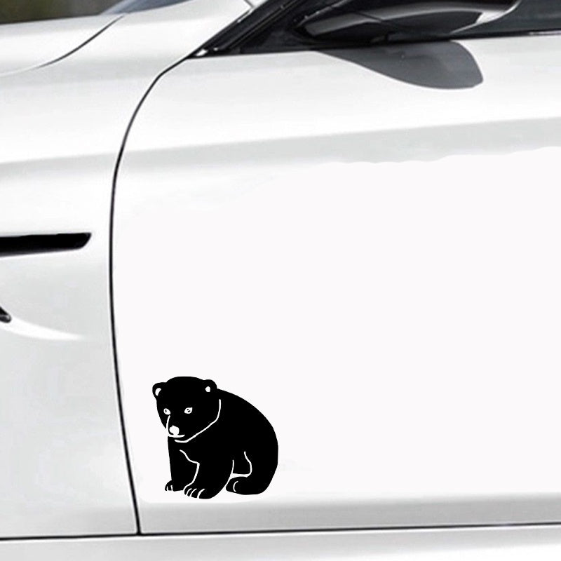 14.5cm*14cm Lovely Bear Animal Car Sticker Vinyl Decoration High Quality Car  Accessories