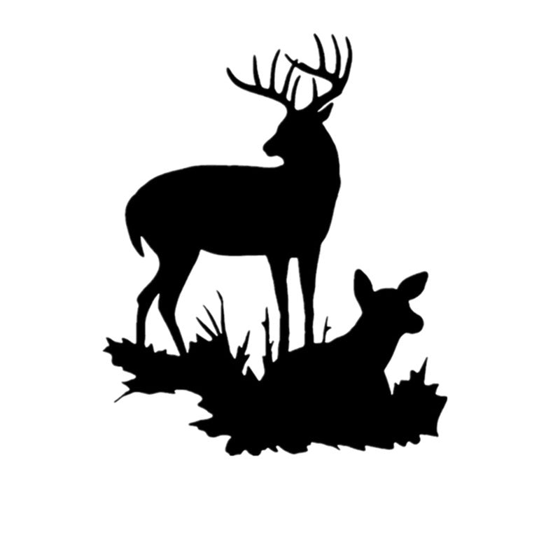 15cm*12cm Animal Vinyl Decal Car Sticker Waterproof Auto Decors Deer Home Decoration