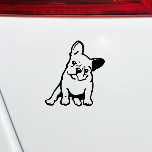 11.5*12.7CM Dog Vinyl Decal Window Decoration Lovely Animal Car Sticker Accessories Window Decals
