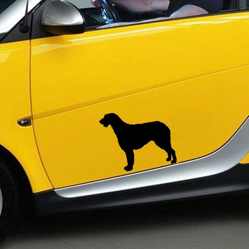 14.2cm*12.7cm High Quality Dog Pattern Vinyl Decal  Car Stickers Car Styling Bumper Decoration