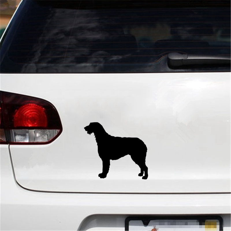 14.2cm*12.7cm High Quality Dog Pattern Vinyl Decal  Car Stickers Car Styling Bumper Decoration