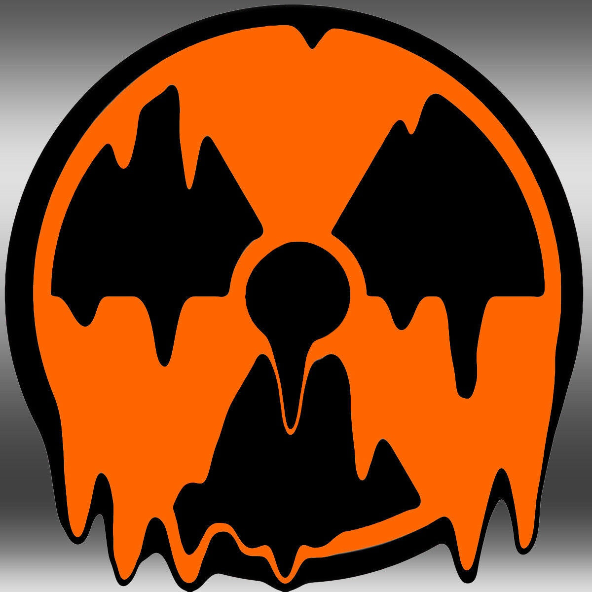 Nuclear Radiation Symbol Decal - Nuke Meltdown Sticker