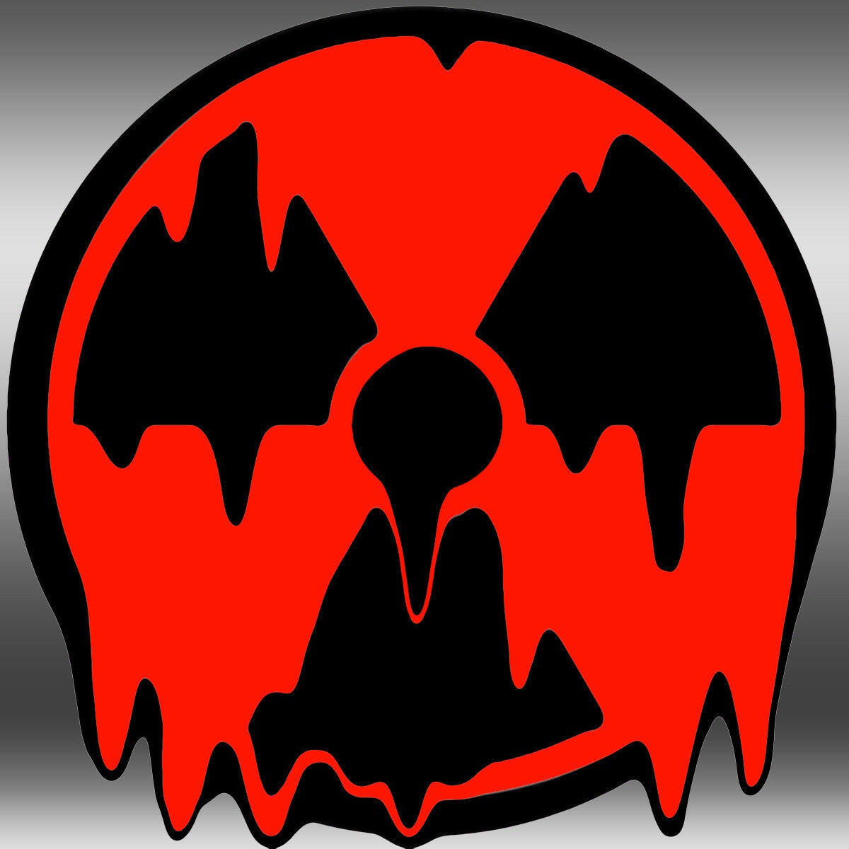 Nuclear Radiation Symbol Decal - Nuke Meltdown Sticker