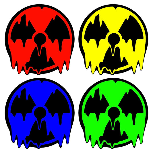 Nuclear Radiation Symbol Decal - Nuke Meltdown Sticker