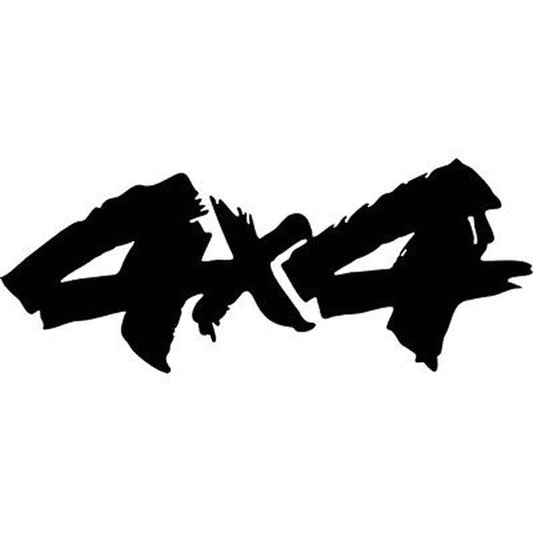 13.5cm*5.5cm 4X4 Off Road Interesting Vinyl Decals Motorcycle Car-styling Car Sticker 6 Colors