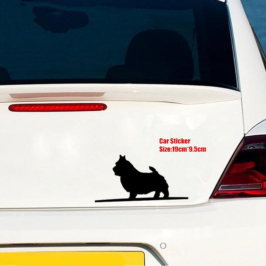 19cm*9.5cm Personality Car Sticker Dogs Decor Accessories Waterproof Car Window Vinyl Decal 6 Colors