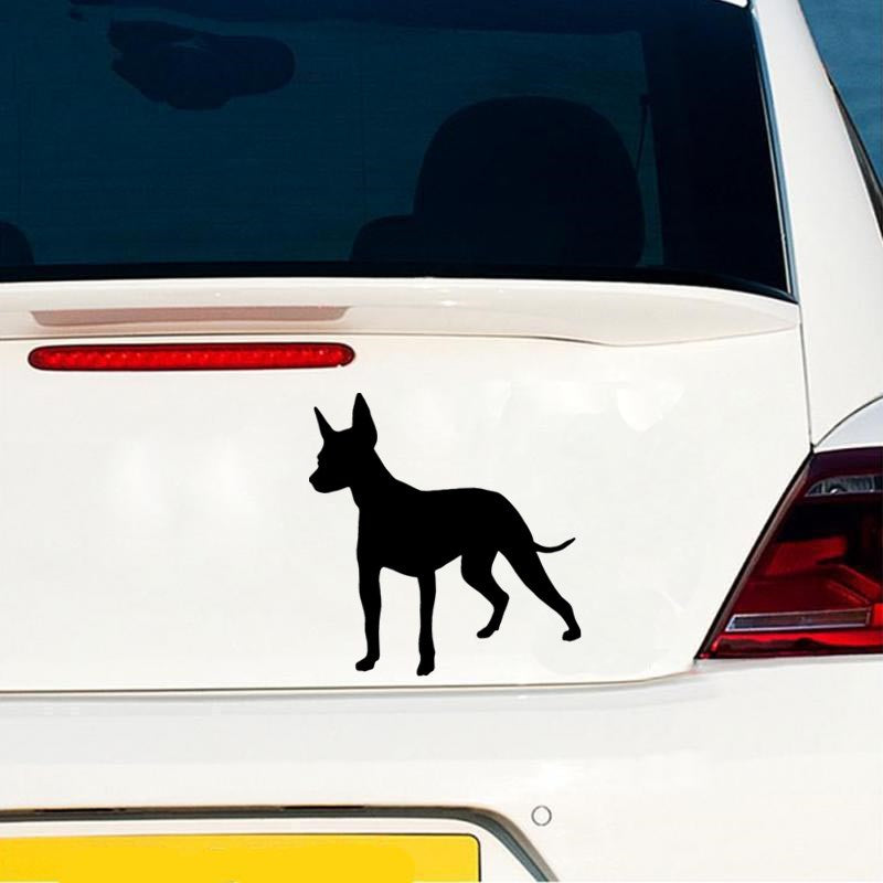 11.9cm*12.7cm Dog Creative Cartoon Car Body Decoration Decal Cute Animal Car Stickers