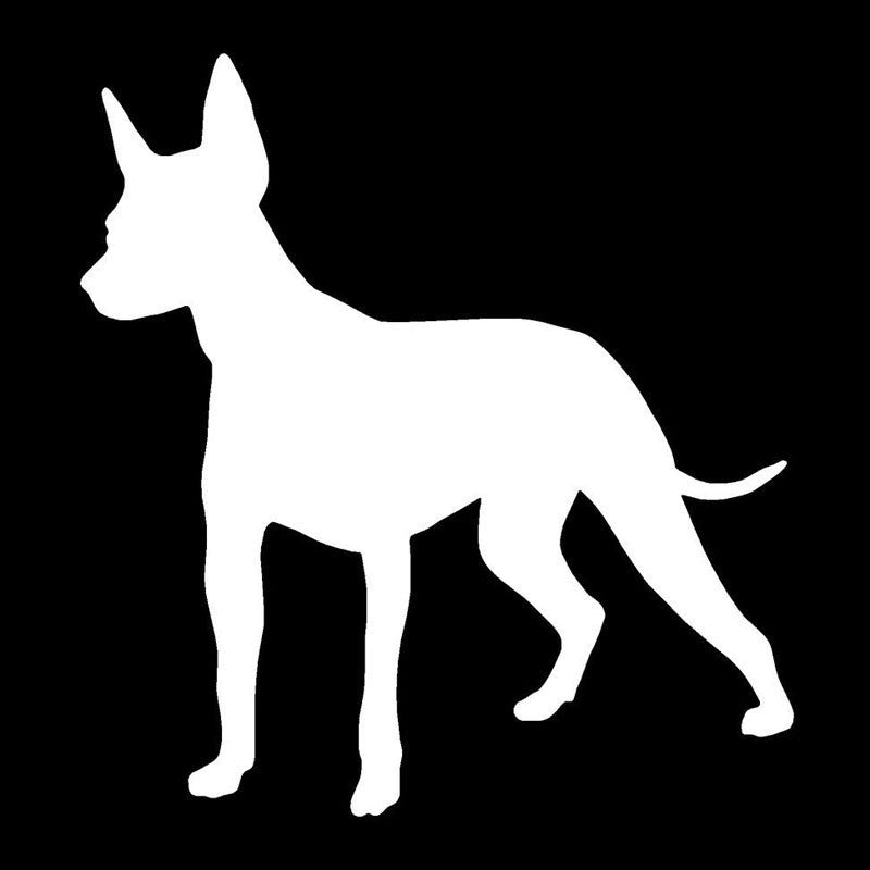11.9cm*12.7cm Dog Creative Cartoon Car Body Decoration Decal Cute Animal Car Stickers