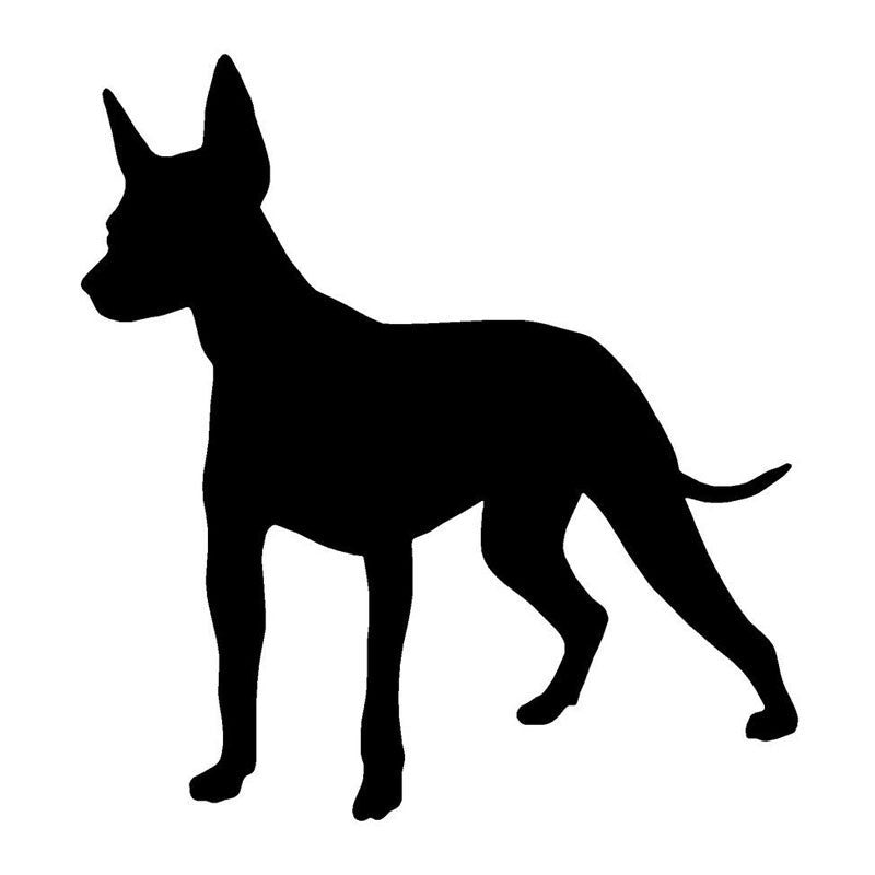 11.9cm*12.7cm Dog Creative Cartoon Car Body Decoration Decal Cute Animal Car Stickers