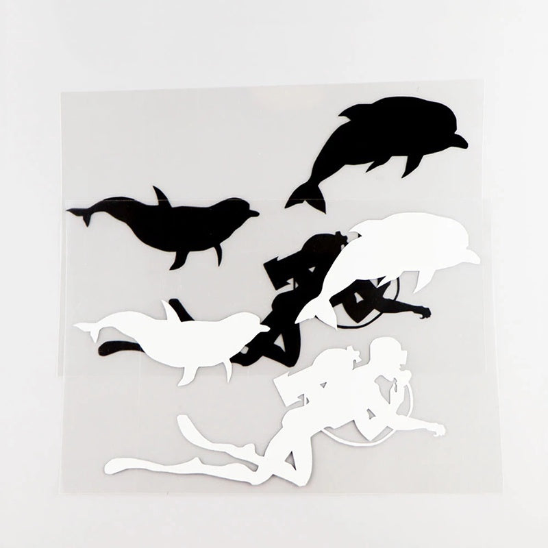 12.9cm*19.3cm Personality Fashion Car Sticker Car Door Window Bumper Vinyl Decals