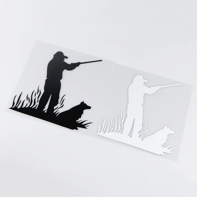 15cm*16cm Funny Vinyl Decals Hunting Car Sticker Car Accessories Home Decoration