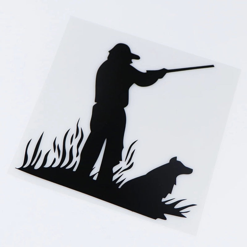 15cm*16cm Funny Vinyl Decals Hunting Car Sticker Car Accessories Home Decoration