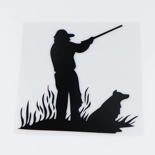 15cm*16cm Funny Vinyl Decals Hunting Car Sticker Car Accessories Home Decoration