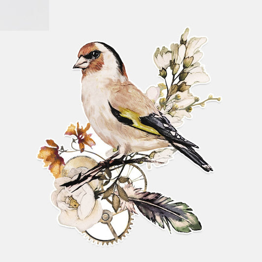 13.2*15.6CM Lovely Birds Sparrow Decor Car Sticker Bumper Car Window Colored Personalized 11A0338