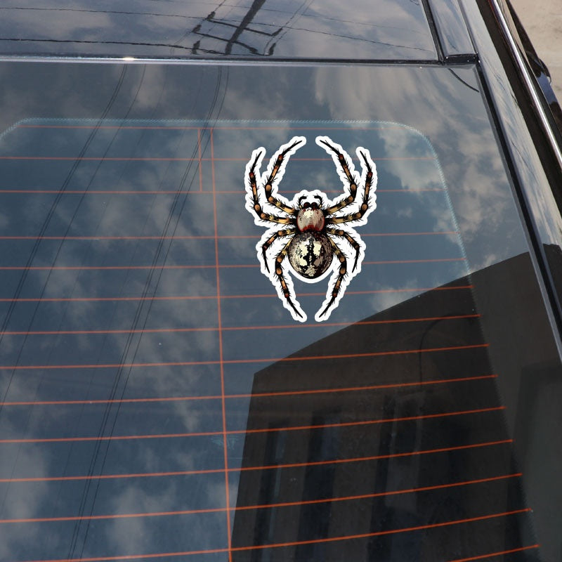 9.1*12.8CM Unique Dangerous Spider Crawl Decor Car Stickers Personality 11A0578