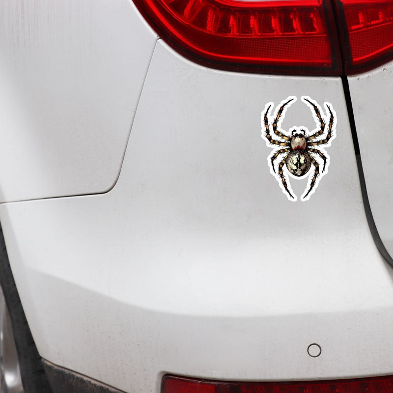 9.1*12.8CM Unique Dangerous Spider Crawl Decor Car Stickers Personality 11A0578