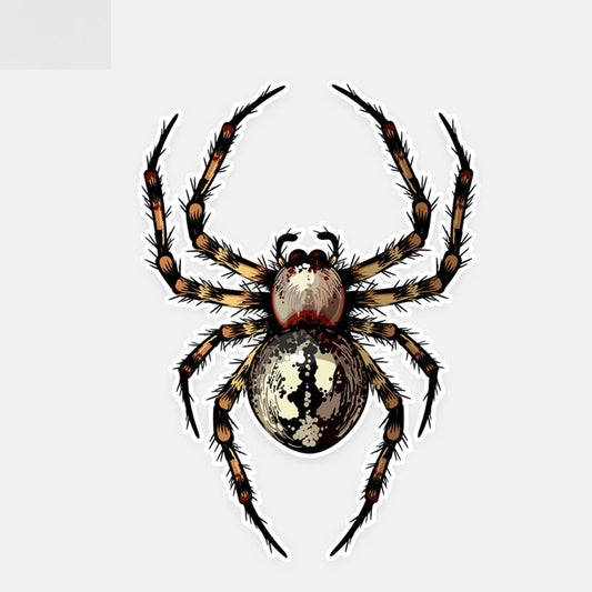 9.1*12.8CM Unique Dangerous Spider Crawl Decor Car Stickers Personality 11A0578