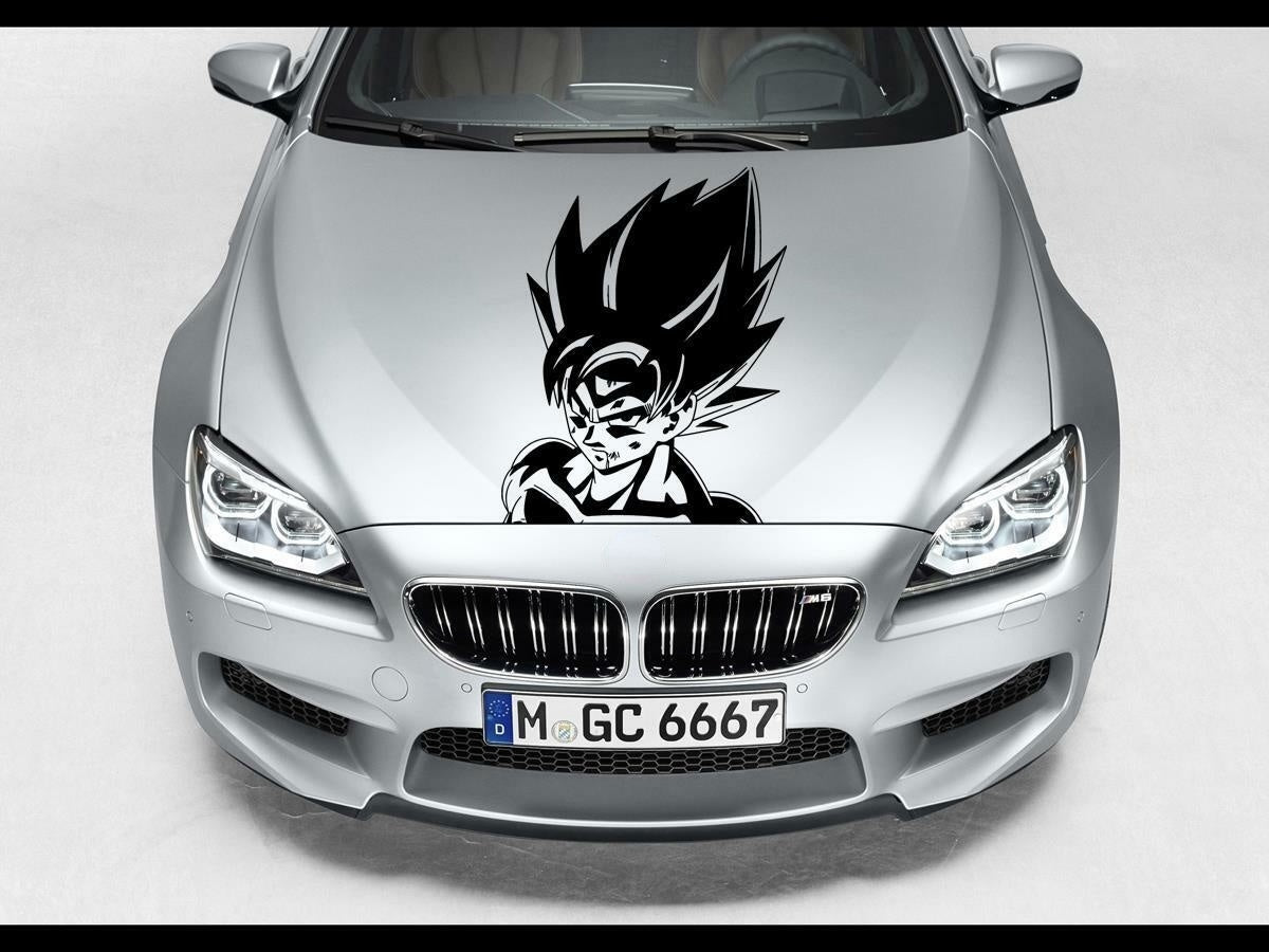 GOKU Dragon Ball Z Hood Car Decal Race Sports Grpahic Art Sticker Truck Wrap