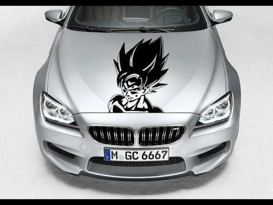 GOKU Dragon Ball Z Hood Car Decal Race Sports Grpahic Art Sticker Truck Wrap