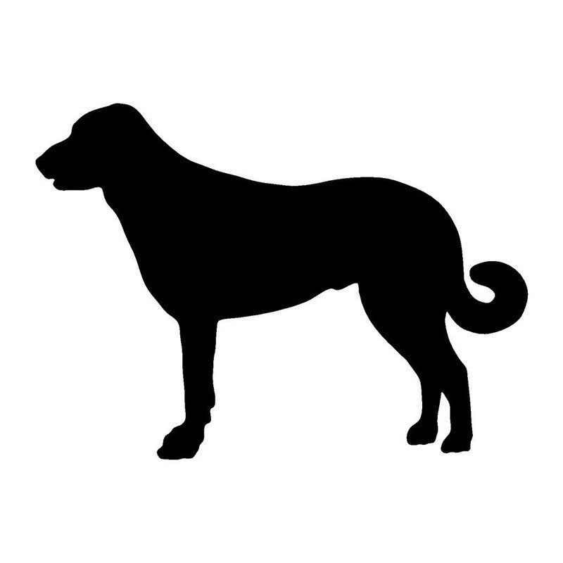 17.5cm*12.7cm Anatolian Shepherd Dog Lovely Creative Cartoon Stickers Car Cover Scratch Decorative Decals
