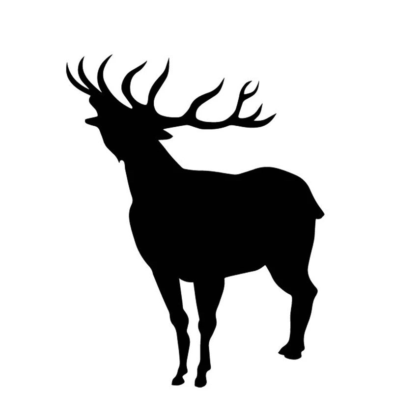 12.9cm*16.6cm Vinyl Decals Deer Animal Car Sticker Accessories Laptop Home Decoration